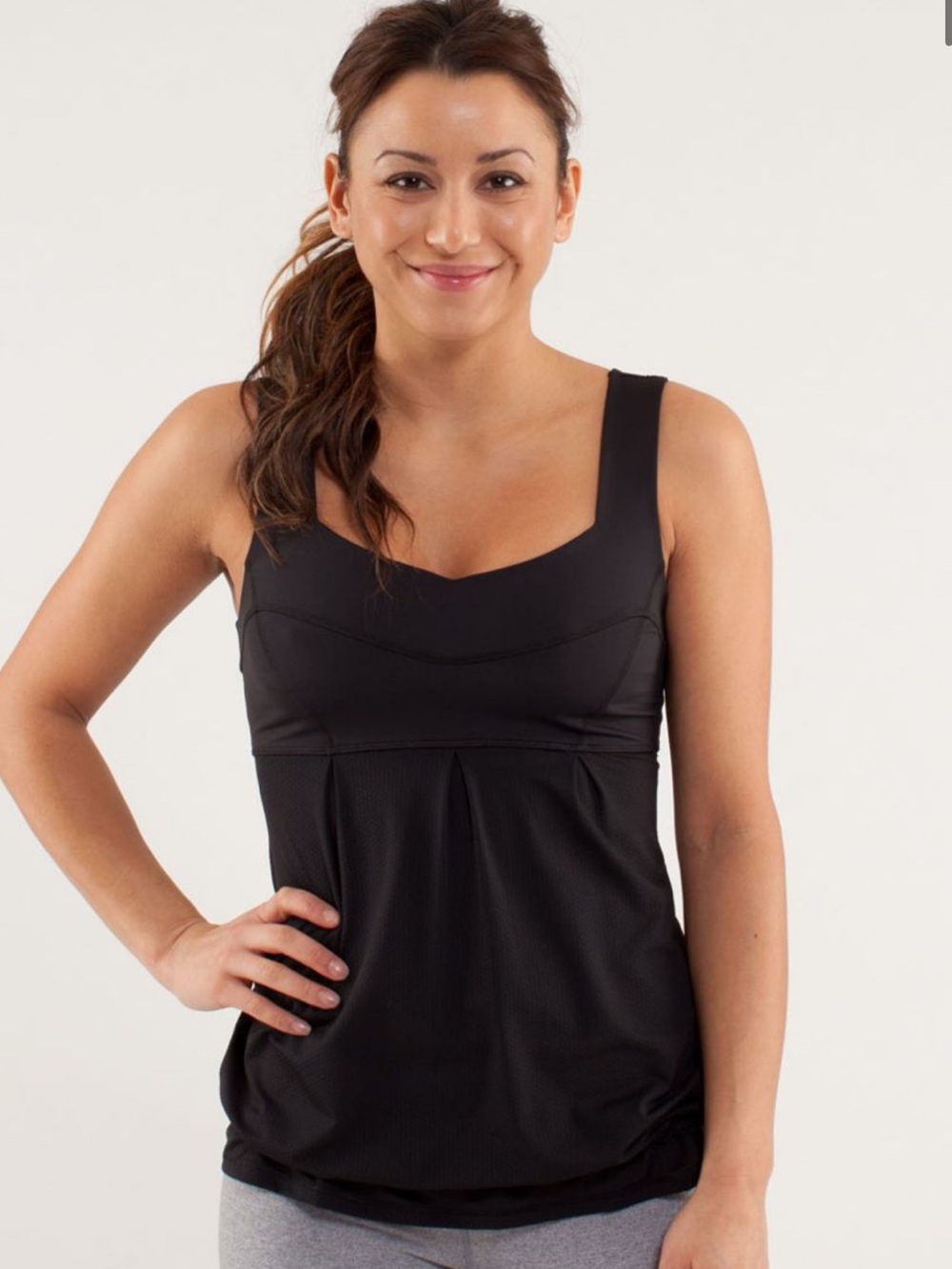 EUC Lululemon Run: Tame Me Tank Black - Size 4